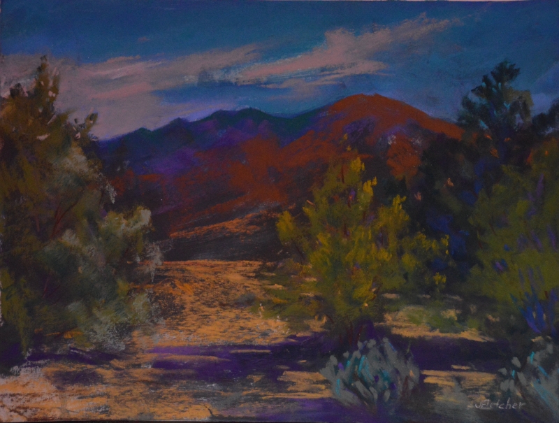 Trail to the Foothills by artist julia fletcher
